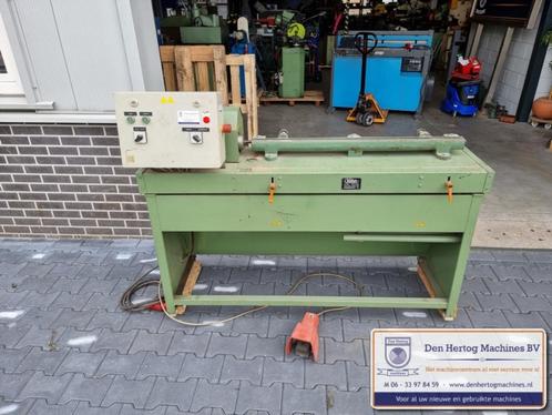 Amga elektrische kraalmachine met hoekafknipper 400V zink, Doe-het-zelf en Verbouw, Gereedschap | Overige machines, Gebruikt, Ophalen of Verzenden