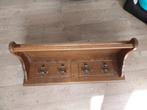 Vintage eiken wandkapstok, Gebruikt, Minder dan 100 cm, Hout, Ophalen