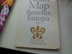 Landkaart benelux & Europa 1991, Ophalen of Verzenden, Zo goed als nieuw, Landkaart