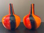 Set van 2 Murano Swirl vazen, Ophalen of Verzenden, Zo goed als nieuw
