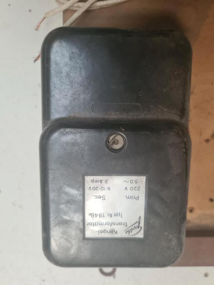 transformator Graetz Klingel-Transformator, Doe-het-zelf en Verbouw, Elektra en Kabels, Gebruikt, Overige typen, Ophalen