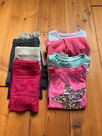 Kledingpakket meisje maat 116 longsleeves/hoody/rokjes/broek, Ophalen of Verzenden, Gebruikt, Maat 116