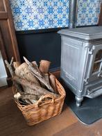 Houtmand decoratiemand rieten mand houtkorf speelgoedmand, Ophalen, Mand, Zo goed als nieuw, Riet