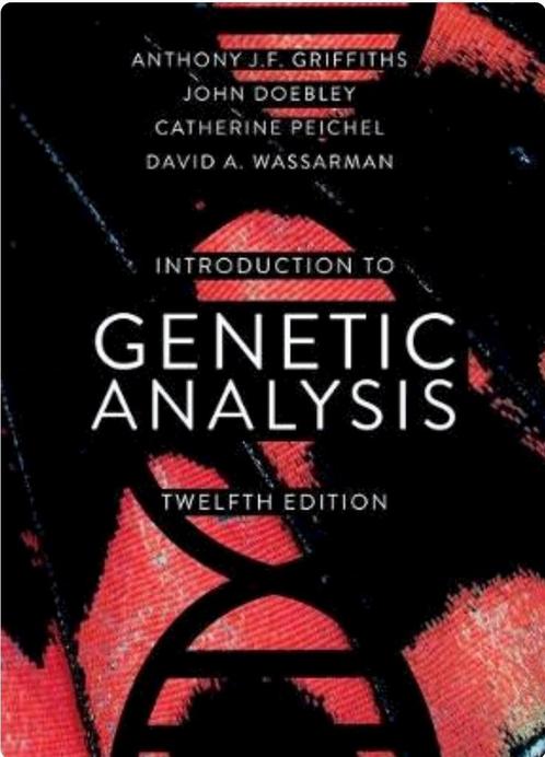 Introduction to Genetic Analysis (12e editie), Boeken, Studieboeken en Cursussen, Zo goed als nieuw, WO, Beta, Ophalen of Verzenden