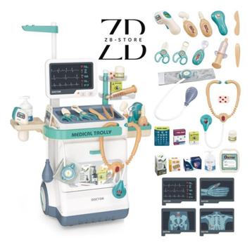 Doktertrolley Speelgoed – 26-delige set beschikbaar voor biedingen