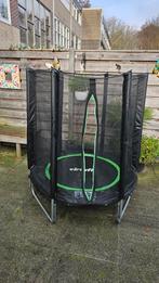 Virtufit Kinder Trampoline rond 140cm, Veiligheidsnet, Ophalen of Verzenden, Zo goed als nieuw