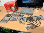 PS1 Phat + Stuurwiel / Pedaal / Controllers / Games / memory, Ophalen of Verzenden, Zo goed als nieuw