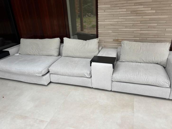 Linteloo bank - Bekleding aan vervanging toe, Huis en Inrichting, Banken | Bankstellen, Gebruikt, Hoekbank, Vierpersoons of meer