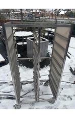 Platenwagen/Bakkerswagen voor Horeca RVS 2 stuks!, Ophalen of Verzenden, 25 tot 50 cm, Minder dan 100 cm