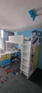 Compleet kinderkamer set Ikea met hoogslaper, Ophalen, Gebruikt, Hoogslaper