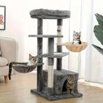 Luxe Kattenkrabpaal met Hangmatten & Huisje – Nieuw in Doos!, Dieren en Toebehoren, Katten en Kittens | Overige Katten, Kater
