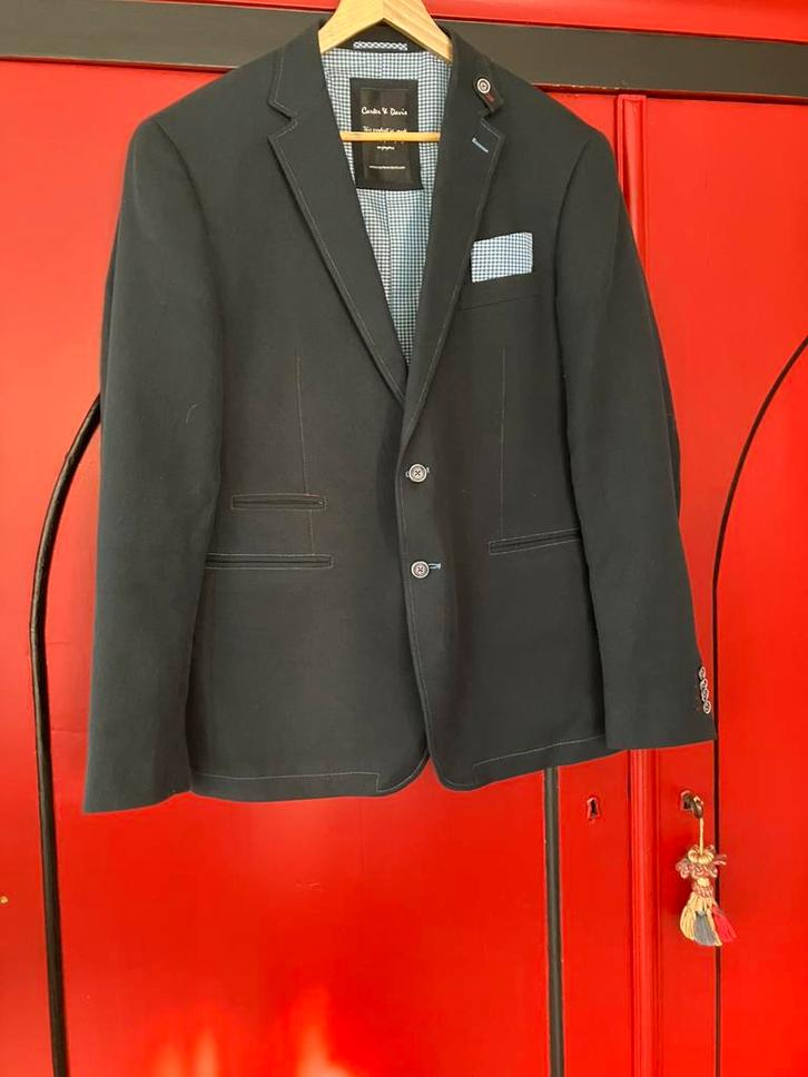 Carter & Davis Blazer, Kleding | Heren, Kostuums en Colberts, Zo goed als nieuw, Maat 56/58 (XL), Blauw, Ophalen of Verzenden