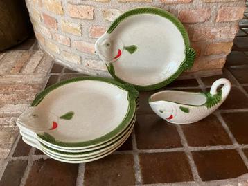 vintage Waechtersbach vis-servies beschikbaar voor biedingen