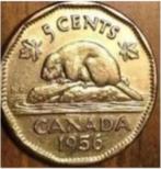 Canada - 5 cent 1956 - Circulated~, Postzegels en Munten, Munten | Amerika, Verzenden, Noord-Amerika, Losse munt