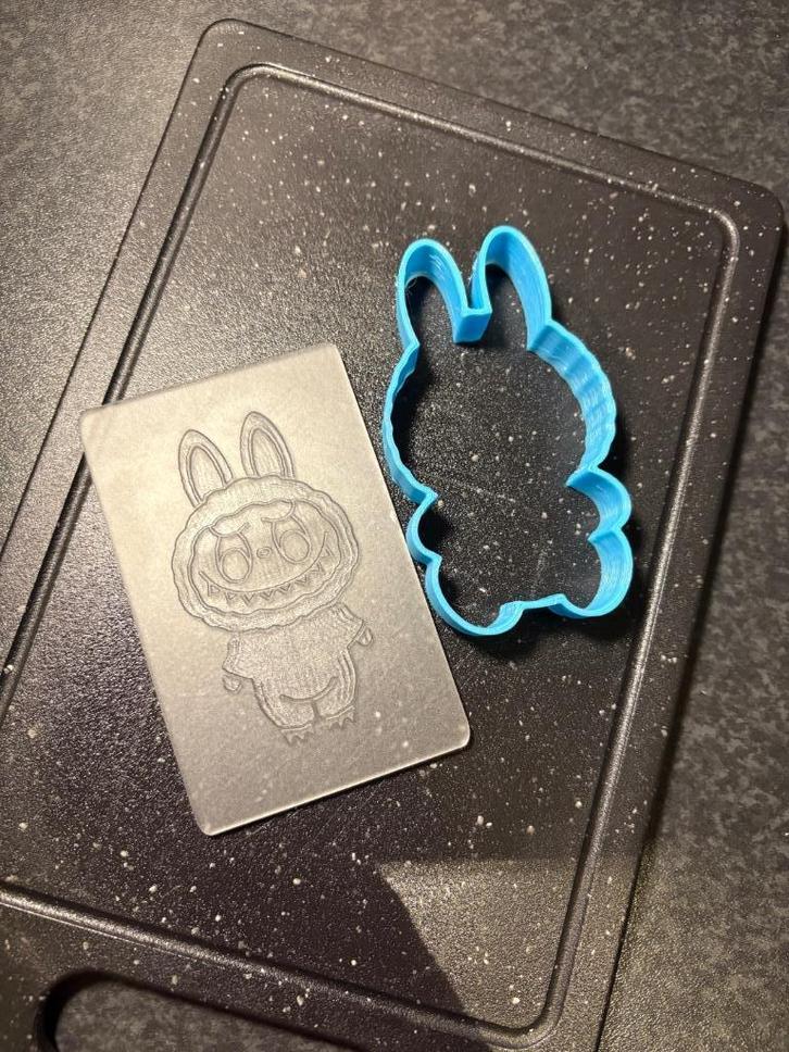 Cookie cutter labubu, Hobby en Vrije tijd, Taarten en Cupcakes maken, Nieuw, Bakvorm, Taarten of Cupcakes, Ophalen