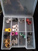 Tunnels en plugs oorbellen 10 mm, Overige materialen, Gebruikt, Oor- of Traguspiercing, Ophalen of Verzenden