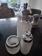 Vintage Sifonfles en Cocktailshaker Set, Antiek en Kunst, Ophalen of Verzenden