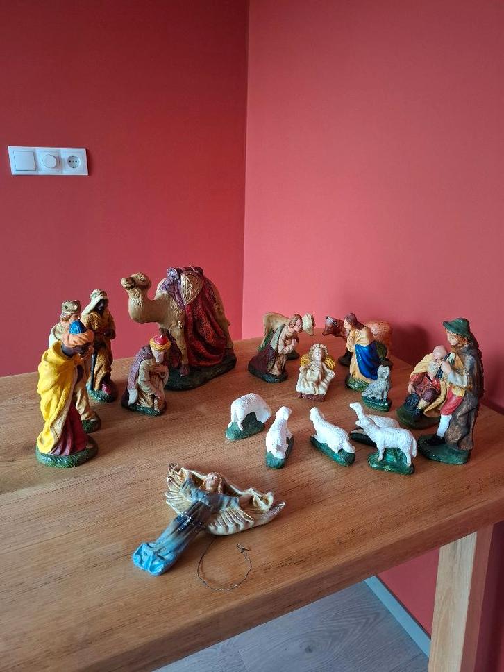 kerststal beelden, Huis en Inrichting, Overige Huis en Inrichting, Gebruikt, Ophalen