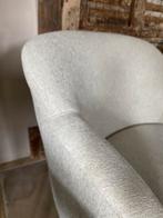 Nieuw fauteuil showmodel beige - licht grijs, Nieuw, Minder dan 75 cm, Stof, Ophalen of Verzenden