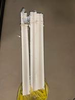 Plissé gordijnen 3x - 90x130cm, Ophalen, 50 tot 100 cm, Zo goed als nieuw, Wit