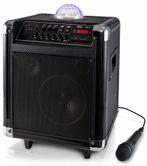 Alecto Karaoke Box met Wieltjes & Licht, Ophalen of Verzenden, Gebruikt, Complete set