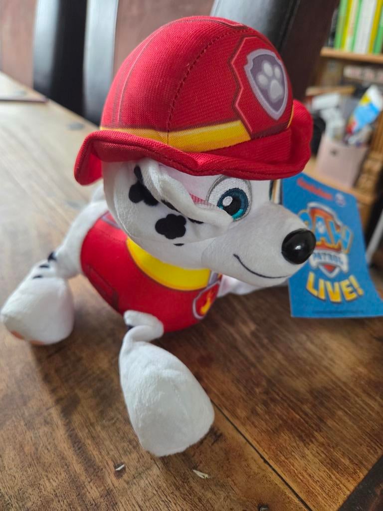 Paw Patrol Marshall Knuffel - Nieuw, Ophalen of Verzenden, Nieuw, Hond