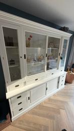 Witte buffetkast van eiken, top kwaliteit!!, 200 cm of meer, Eikenhout, Ophalen of Verzenden, 200 cm of meer