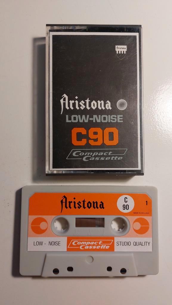 Aristona Low-Noise C90 Compact Cassette, Cd's en Dvd's, Cassettebandjes, Zo goed als nieuw, Onbespeeld, 1 bandje, Ophalen of Verzenden