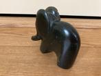 Decoratieve zwarte olifant zeepsteen hoogte: 7 cm Hoogte: 7, Ophalen of Verzenden, Gebruikt, Wild dier, Beeldje of Figuurtje