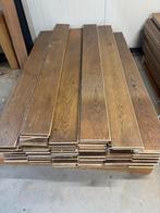 Mooie eiken vloer lamel parket 50m2 19cm breed 1.5cm dik 3mm, Zo goed als nieuw, 10 m² of meer, 10 tot 30 cm, Hout