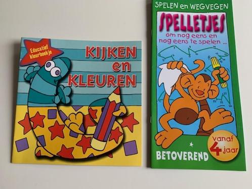 2 boeken, kijken en kleuren , en spelletjes nog nieuw (Sp79, Kinderen en Baby's, Speelgoed | Educatief en Creatief, Nieuw, Ophalen of Verzenden