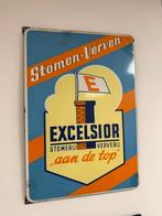 Emaille Reclamebord Stomen-Verven Excelsior, Antiek en Kunst, Ophalen of Verzenden