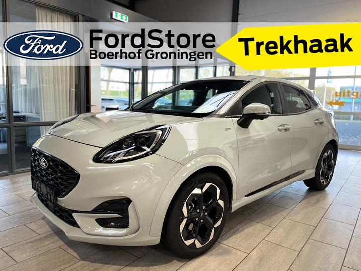 Ford Puma EcoBoost Hybrid 155PK ST-Line X | Trekhaak | Winte, Auto's, Ford, Bedrijf, Te koop, Puma, 360° camera, ABS, Achteruitrijcamera