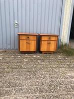 Mooie vintage nachtkastjes set, Huis en Inrichting, Ophalen of Verzenden, Zo goed als nieuw, Minder dan 45 cm, Minder dan 55 cm