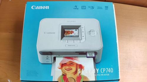 SELPHY CP740 printer en extra cartridge en papier, Computers en Software, Printers, Nieuw, Printer, Kleur printen, PictBridge