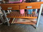 Keuken werktafel op wielen, Ophalen of Verzenden, Zo goed als nieuw