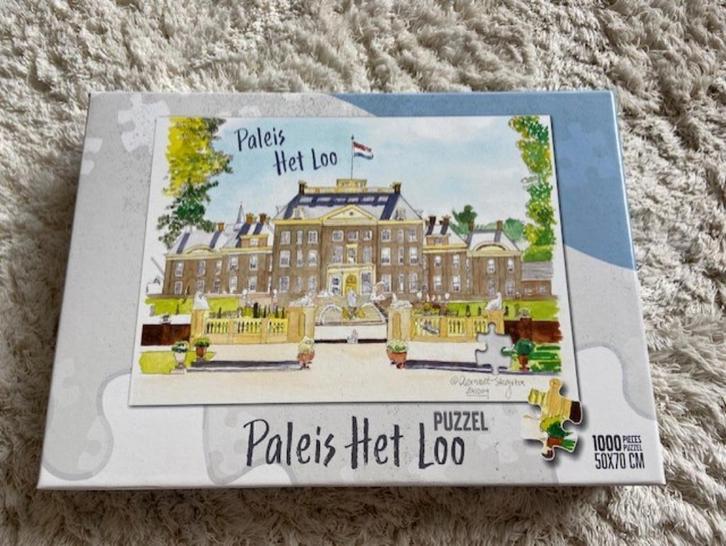 Puzzel 1000 stukjes Paleis het Loo - compleet, Hobby en Vrije tijd, Denksport en Puzzels, Zo goed als nieuw, Legpuzzel, 500 t/m 1500 stukjes