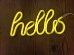 Hello neon wand lamp, Huis en Inrichting, Lampen | Wandlampen, Ophalen of Verzenden, Zo goed als nieuw