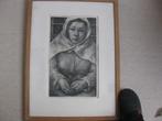 Aart van Dobbenburgh (1899-1989). "Katjuscha Maszlova ".Lith, Antiek en Kunst, Ophalen of Verzenden