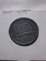 25 Cent  1943, Postzegels en Munten, Munten | Nederland, Ophalen of Verzenden, 25 cent