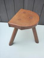 Kruk Antiek Rustiek Melk Krukje Eikenhout, Huis en Inrichting, Krukjes, Ophalen of Verzenden, Gebruikt, Hout