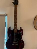 Harley benton SG cherry flame red, Ophalen of Verzenden, Zo goed als nieuw, Overige merken