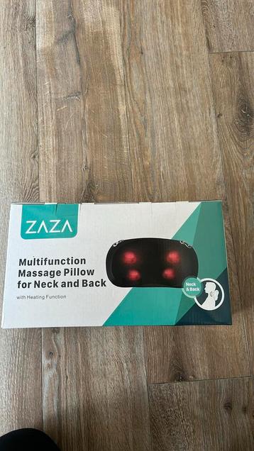 Zaza massage kussen voor nek en rug infrarood nieuw beschikbaar voor biedingen