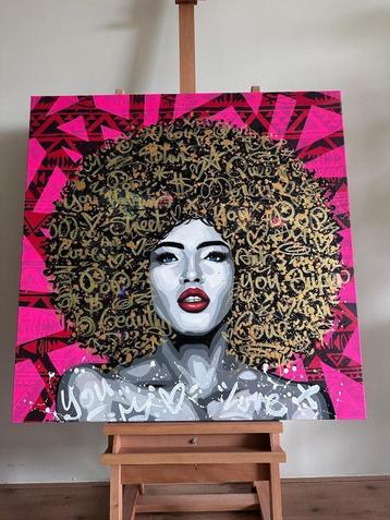 Yadiel Gonzalez schilderij canvas beschikbaar voor biedingen