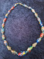 Venetiaans glas collier halsketting, Ophalen, Overige materialen, Ketting