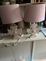 Twee beeldschone (slaap) kamer lampen, Ophalen of Verzenden, Gebruikt, Rond