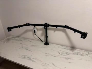 Monitorarm voor 3 schermen + gratis BenQ XL2411K monitor beschikbaar voor biedingen