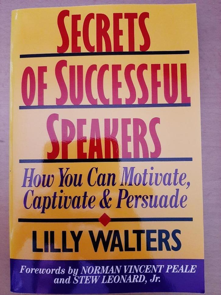 Secrets of Successful Speakers Motivate, Captivate, Persuade, Boeken, Studieboeken en Cursussen, Zo goed als nieuw, HBO, Beta