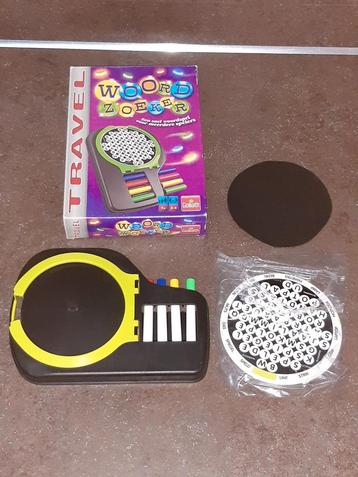 Woordzoeker reis editie uitmuntende staat beschikbaar voor biedingen