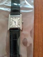 Cartier Tank, Sieraden, Tassen en Uiterlijk, Horloges | Heren, Overige merken, Overige materialen, Leer, Polshorloge
